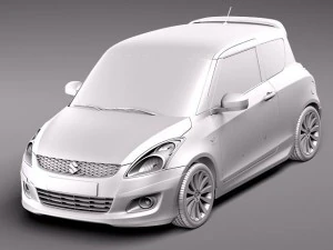 Suzuki Swift X-ITE 2011 3D Model
