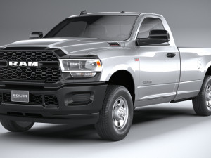 Dodge Ram 2500 Tradesman 2019 3D Model