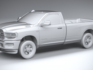 Dodge Ram 2500 Tradesman 2019 3D Model