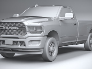 Dodge Ram 2500 Tradesman 2019 3D Model