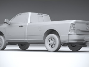 Dodge Ram 2500 Tradesman 2019 3D Model