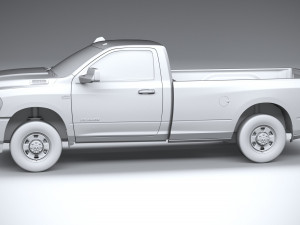 Dodge Ram 2500 Tradesman 2019 3D Model