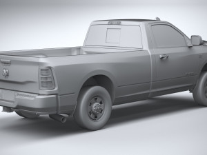 Dodge Ram 2500 Tradesman 2019 3D Model