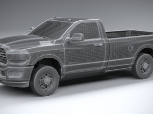 Dodge Ram 2500 Tradesman 2019 3D Model