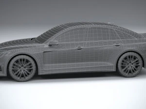 Generic Sedan v2 2020 Lowpoly 3D Model