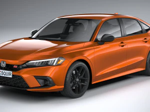 Honda Civic SI 2022 3D Model