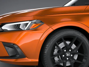 Honda Civic SI 2022 3D Model