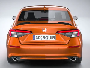 Honda Civic SI 2022 3D Model