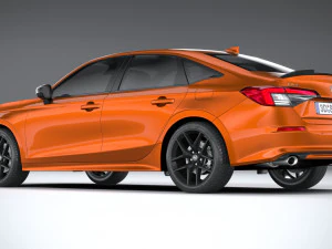 Honda Civic SI 2022 3D Model