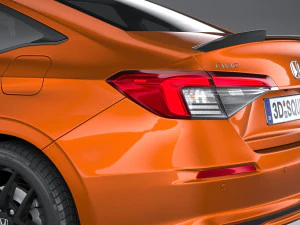 Honda Civic SI 2022 3D Model
