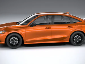 Honda Civic SI 2022 3D Model