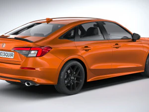 Honda Civic SI 2022 3D Model