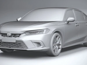 Honda Civic SI 2022 3D Model