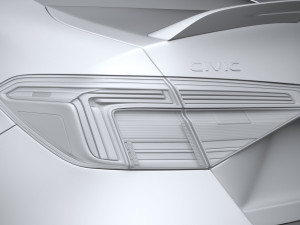 Honda Civic SI 2022 Modèle 3D