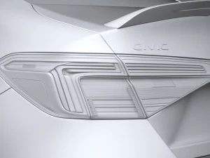 Honda Civic SI 2022 3D Model