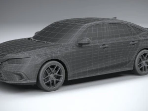 Honda Civic SI 2022 3D Model