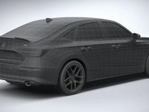 Honda Civic SI 2022 3D Model