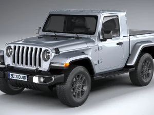 Jeep Gladiator Singlecab 2021 3D Model