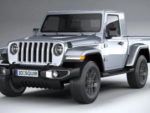 Jeep Gladiator Singlecab 2021 3D Model
