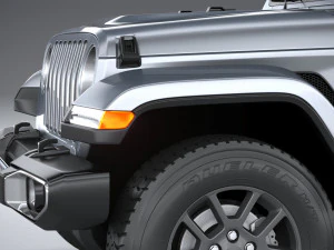 Jeep Gladiator Singlecab 2021 3D Model