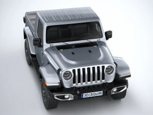 Jeep Gladiator Singlecab 2021 3D Model