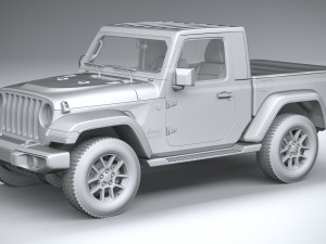 Jeep Gladiator Singlecab 2021 Modèle 3D