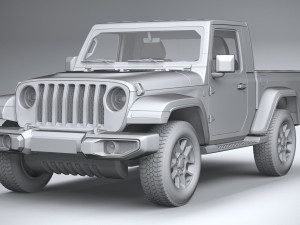 Jeep Gladiator Singlecab 2021 Modèle 3D