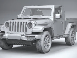 Jeep Gladiator Singlecab 2021 3D Model