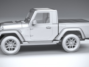 Jeep Gladiator Singlecab 2021 Modèle 3D