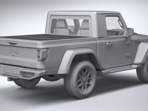 Jeep Gladiator Singlecab 2021 Modèle 3D