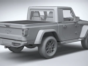 Jeep Gladiator Singlecab 2021 3D Model