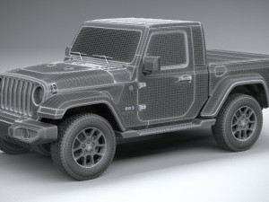 Jeep Gladiator Singlecab 2021 Modèle 3D
