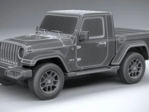 Jeep Gladiator Singlecab 2021 3D Model