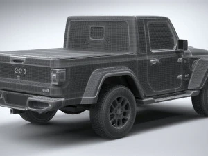 Jeep Gladiator Singlecab 2021 3D Model