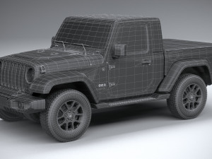 Jeep Gladiator Singlecab 2021 Modèle 3D