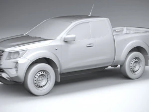 Nissan Navara Regularcab 2021 3D Model