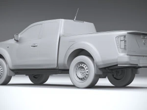 Nissan Navara Regularcab 2021 3D Model