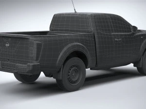 Nissan Navara Regularcab 2021 3D Model