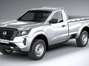 Nissan Navara Singlecab 2021 Modelo 3D