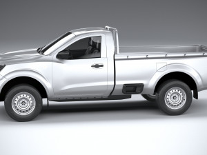 Nissan Navara Singlecab 2021 Modelo 3D