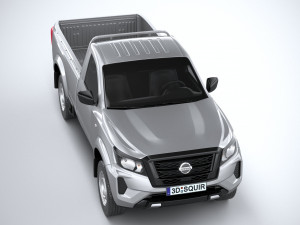 Nissan Navara Singlecab 2021 Modelo 3D