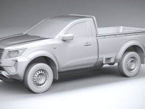 Nissan Navara Singlecab 2021 Modelo 3D