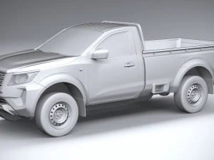 Nissan Navara Singlecab 2021 3D Model