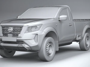 Nissan Navara Singlecab 2021 3D Model