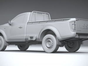 Nissan Navara Singlecab 2021 Modelo 3D