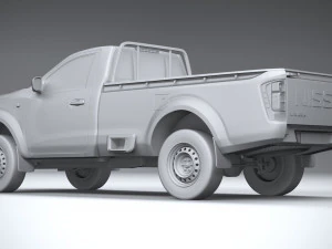 Nissan Navara Singlecab 2021 3D Model
