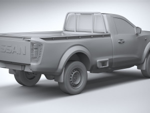 Nissan Navara Singlecab 2021 Modelo 3D