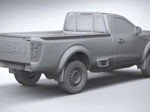 Nissan Navara Singlecab 2021 3D Model