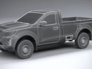 Nissan Navara Singlecab 2021 3D Model