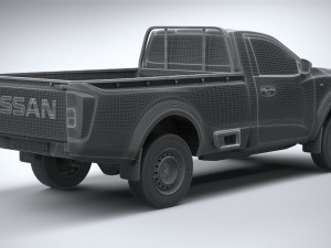 Nissan Navara Singlecab 2021 Modelo 3D